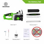 ONEGREEN 8000W 16-tolline harjadeta elektriline kettsaag juhtmeta oksasaag puut&ouml;&ouml;tlemise elektrit&ouml;&ouml;riist Makita akule Without Battery