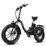 CMACEWHEEL Y20 Folding Electric Bike 20 x 4.0'' CST Fat Tires, 750W Electric Step Through Bike Moped Ebike with 48V 18Ah Battery must