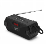 Kaasaskantav juhtmevaba Bluetooth-&uuml;hilduv k&otilde;lar bassik&otilde;lar v&auml;litingimustesse USB-k&otilde;larid FM-raadio AUX TF MP3 telefonile must