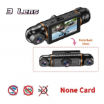 4-kanaliline k&otilde;rglahutusega 1080P s&otilde;idusalvesti valikulise WIFI mobiilse &uuml;henduvusega, GPS positsioneerimise, 24-tunnise parkimisseirega 3 Lens must