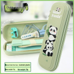 Panda cartoon pliiatsitase &ndash; suur mahutavus kooli&otilde;pilastele, armas ja v&auml;&auml;rtuslik