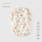 Imiku temperatuurikontrolliga magamiskott - Tepitud hooajaline kick-proof U-kujuline lukuga pidžaama vasts&uuml;ndinutele