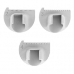 3 tk libisemiskindel &otilde;mblusmall DIY &otilde;mblusjuhend T&ouml;&ouml;riistad Mitmeotstarbeline kompaktne disain kaasaskantav &otilde;mblusmalli komplekt valge