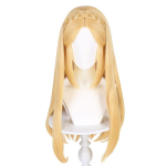 Zelda Cosplay Parukas Printsess 35cm/72cm K&otilde;rge Kvaliteediga Kuldne Kollane Patsutatud Kuumakindel S&uuml;nteetiline Juus Anime Parukad + Parukakate One Size beige
