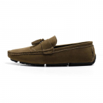 Veisenahast Suede Meeste S&otilde;idujalatsid Slip-on Mehe &Auml;rikingad Pulmapidu Meeste Ametlikud Kingad Uued Laisad Mokassiinid 38 pruun