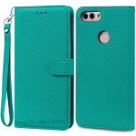 Huawei P Smart 2018 &uuml;mbris FIG-LX1 Nahast rahakoti klapp&uuml;mbris Huawei P Smart &uuml;mbrisele FIG-LX1 5,65-tolline &uuml;mbris Coque Fundas kest P Smart 2018 FIG-LX1