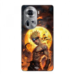 Coque de t&eacute;l&eacute;phone - Maniacase - Oppo Reno 11 5G - Dark Naruto lune 3D - Silicone - Souple