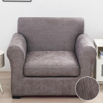 Kunstnahast v&auml;limusega diivanikate, veniv &uuml;he diivani tooli libikate, m&ouml;&ouml;blikaitse, pehme elastse p&otilde;hjaga tugitooli kate