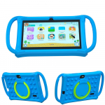 BDF-C1 7-tolline laste tahvelarvuti Quad Core Android 13 4 GB ja 64 GB WiFi Bluetooth Haridustarkvara installitud 5G WiFi 4000 mAh aku standard version sinine