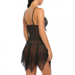 Naiste pesu lilledega pitspesu Babydoll V kaelaga magamisrihma rihm Chemise XL