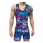 Meeste Kiiresti Kuivavad Maadluse ja Fitnessi Bodysuit Retuusid M