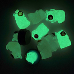 2 tk Helendavad minikap&uuml;baravaigust miniatuurid &ouml;&ouml;sel helendavad haldjaaia kaunistus isetegemise kaunistus armsad kujukesed lauakaunistus