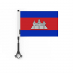 Drapeau - Cambodge - 10 t&uuml;kki - 14 x 21 cm - Pol&uuml;ester - Impressioon recto/verso