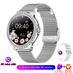 2025 Mood Luksus Kuld Naiste Nutikell S&uuml;dame l&ouml;&ouml;gisagedus Vere hapnikusisalduse Une j&auml;lgimine Teemantk&auml;ev&otilde;ru Bluetooth k&otilde;ne Nutikell Daamidele Mesh belt h&otilde;be