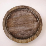 Retro puidust hoiualus Kaldservaga alus &Uuml;mar k&uuml;&uuml;nlajalg Puidust alus Puuvilja leiva suupiste s&ouml;&ouml;gitaldrik Kodu laua kaunistus 20x20x2.5cm