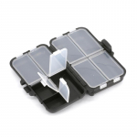 Mini hoiukohver Kahekihiline eemaldatav kalastustarvete kast kalap&uuml;&uuml;gi lusikas konks s&ouml;&ouml;da hoiukarbi p&uuml;&uuml;gitarvikud