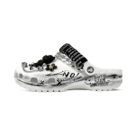 Crocs Classic klotsid hull grafitistiil gooti retro trend rand hip hop Y2K milleniaali stiil augud kingad unisex must ja valge 42-43 must valge v&auml;rv