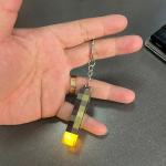 Minecraft M&auml;nguteemaline &Uuml;mbritsev T&otilde;rviku LED Valgus USB Laetav Mini Taskulamp V&otilde;tmehoidja Seljakoti Ripats Laste Kingitused Matches the image