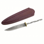 Damaskuse terasest noaterad - Poolvalmis DIY toorikud vaskplekiga | Ideaalne koduseks k&auml;sit&ouml;&ouml;ks, k&ouml;&ouml;ginoa projektideks