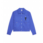 Puma x AMI Paris Tikitud Logo N&ouml;&ouml;pidega Kaunistatud &Uuml;hev&auml;rviline Jakk Meeste Jakid Sinine 534065-93 S