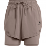 Adidas Truepurpose 2-in-1 l&uuml;hikesed p&uuml;ksid &Uuml;hev&auml;rvilised Logotr&uuml;kiga Kiiresti kuivavad Fitness Spordip&uuml;ksid Naiste P&uuml;ksid Maapruun Hall IT8224 XL