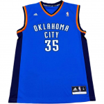 Adidas X NBA koost&ouml;&ouml; Oklahoma City Thunder Durant Mood Mugav Pehme Nahas&otilde;bralik Korvpallivorm Unisex vorm Sinine 7818A-3CB-AEB1104 XL