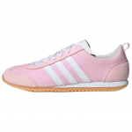 Adidas Vs Jog 2.0 Mugavad Vastupidavad Madalad Vabaajajalatsid Unisex Vabaajajalatsid Roosa Valge JR4650 38⅔