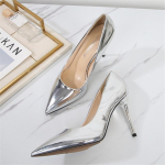 Naiste 9,5 cm K&otilde;rged Kontsad Scarpin L&auml;ikivad Kingad Daami Lakknahast Stiletto Kontsad Suurused 46+ L&auml;ikivad &Ouml;&ouml;klubi Kontorikingad 35 beige