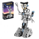 Johnnys 5 Roboti Ehitusklotside Komplekt S&otilde;jalise Roboti Mudel Tegevusfiguur Klotsid Johnnys Five Ehitusklotsid M&auml;nguasjad Lastele Kingitused