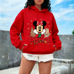 &Uuml;lem&otilde;&otilde;duline Vintaažne Minnie Hiire J&otilde;ulud Naistele Meestele Kapuutsiga Huppar Naljaka Multikaga Tr&uuml;kitud Pullover Dressipluus Kevad S&uuml;gis Mood Topid M