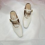 Uued Disaineri Vintage Naiste Sussid Kattevarvastega Slip-on Muulid Kingad Daamide Vabaaja V&auml;litingimustes Madala Kontsaga Sandaalid Zapatos Mujer 35 beež