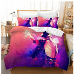Michael Jacksoni voodipesukomplekt &Uuml;heinimese Twin T&auml;iskasvanu Queen King Suuruses Muusikaline geenius Voodikomplekt Teismelise Magamistuba Tekikoti Komplektid 015 AU Single(140x210cm)