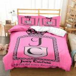 Uus 3D Juicy Couture Aastaringselt Kahekohaline Voodipesukomplekt 3-osaline Tekikokkuv&otilde;te Vooditekk Tekikate Topelt Suur Tekikate Kodutekstiilid EU King(240x220cm)