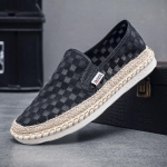 Meeste kingad Tossud Meeste Meeste vabaajajalatsid Espadrillid Tenis Luksuslikud l&otilde;uendist paadis&otilde;idujalatsid V&otilde;idus&otilde;idujalatsid Moodsad jalan&otilde;ud Mokassiinid Meeste kingad 44 must