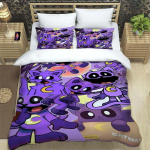 3D Prindiga Anime Naeratavad Loomad CATNAP DOGDAY Voodipesukomplekt Uus Lahe Anime Tekikott Padjap&uuml;&uuml;r Armas Joonisfilm Laste Kingitus EU single(135x200cm)