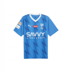 Puma Al Hilal Kodu Jalgpallis&auml;rk Neymar Jr Replika Kirjaprindiga ja V-kaelusega Meeste Topid Leek-sinine 780045-01 L