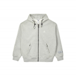 Nike ACG Therma-FIT Airora t&auml;is-lukuga fliisist kapuutsiga dressipluus Hall Melange/Must/Hele Suitsuhall Meeste Streetwear DM4248-050 L