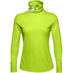 Under Armour Qualifier ColdGear&reg; Hingav K&otilde;rge Kaelusega Helkuriga Jooksuspordi Pikkade Varrukatega T-s&auml;rk Naiste topid Roheline 1356215-394 S