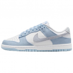Nike Dunk Low Sinine Samet Naiste Tennised Light-Armory-Blue Football-Grey White FN7167-400 38.5