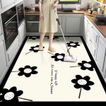 Pleki- ja &otilde;likindel k&ouml;&ouml;givaip kodu PVC-nahast vaip Ameerika retro r&otilde;du p&otilde;randamatt suur ala pestavad libisemiskindlad vaibad 100x160cm