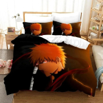 Anime Bleach Kurosaki Ichigo Mugav tekikate padjap&uuml;&uuml;r voodipesukomplekt Laste magamistoa kaunistus Kodutekstiil 70x133cm