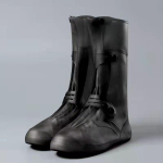 K&otilde;rged k&uuml;laliste &uuml;lekatted k&otilde;rge s&auml;&auml;rega kalossid veekindlad kingakatted libisemiskindlad &uuml;lekatted vihmakate pikkade kingade kaitsed XL for shoes 40-41 black