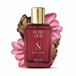 Nisara Rose Oud Unisex Parf&uuml;&uuml;m Meestele ja Naistele - 50 ml | Kauakestev Eau De Parfum | Roos-Ambra L&otilde;hn Roosiga, Pirniga, Oudiga, Ambraga, Muskusega | 50ML