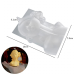 Kodu K&auml;sit&ouml;&ouml; T&uuml;druk Silikoonist K&uuml;&uuml;nlavormid DIY Roos Silmad Kinni Naine Aroom Gips Kodu Kaunistus Valmistamine Naiste Pea Kunst K&uuml;&uuml;nlavorm