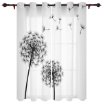 v&otilde;ilill liblikas lilled taim loom kaunistus kodu kardinad majapidamistarbed elutuba magamistuba kardin 135W x 60H(cm)