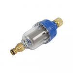 Matkaauto veefilter Roostevabast terasest Kiire paigaldus Kraanipuhasti Matkaauto Modifitseeritud Tarvik Vee paagi t&auml;itmise filter Reisimiseks sinine