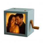 Kohandatud foto klappkarp K&auml;siv&auml;ndaga klappraamat Pildikarp Valgustusega Personaalne foto klappkarbi raam Animatsioonimasin Kingitused j&otilde;uludeks S&uuml;nnip&auml;evaks F taevasinine v&auml;rv