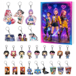 K-Pop: Demon Hunterite &uuml;llatuskarp HUNTR/X Salap&auml;rane karp Rumi Mira Zoey Halloweeni advendikalender V&otilde;tmehoidja Laste festivalikink