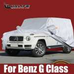 Full Car Covers Indoor Outdoor Waterproof Anti Dust Sun Rain Protection For benz G-class W463 G63 G55 G500 G350 For Benz G class gray
