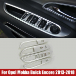 Inner Armrest Door Window Glass Lift Switch Button Panel Cover For Opel Mokka Buick Encore 2013 to 2016 2017 2018 Car Accessorie Small Air Vent